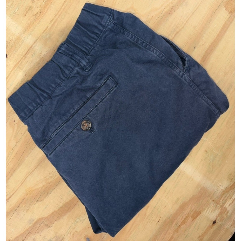 Bear Bottom Joggers Pants Mens Large Stretch Waist Navy Blue Khaki